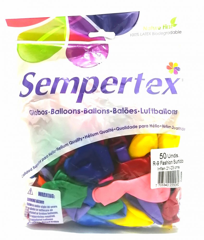 Globos Fashion Surtido Sempertex R9 X 50