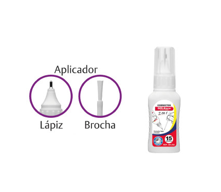 Corrector Lapiz y Brocha Offi-Esco 12 ML