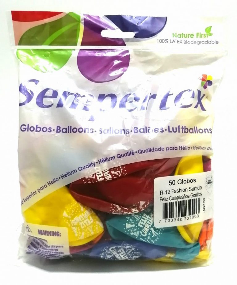 Globo Feliz Cumpleaños Sempertex R12 X50