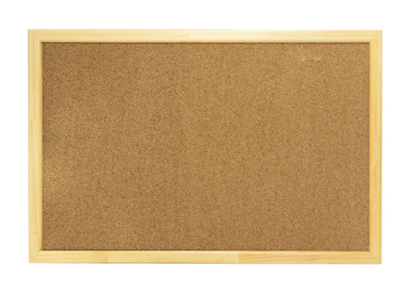 Cartelera Tablero Corcho 80x120cm Artecma