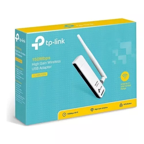 Tarjeta de Red TP-LINK USB/ TL-WN722N 150MBPS