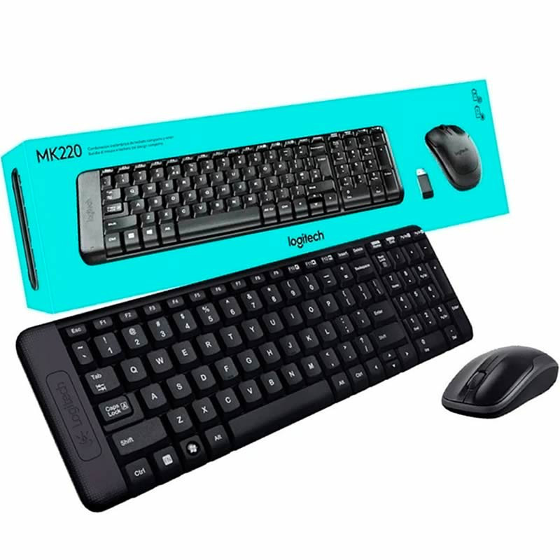 Combo Teclado LOGITECH WIRELESS MK220