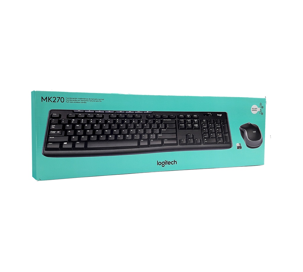 Combo Teclado Mouse LOGITECH MK270