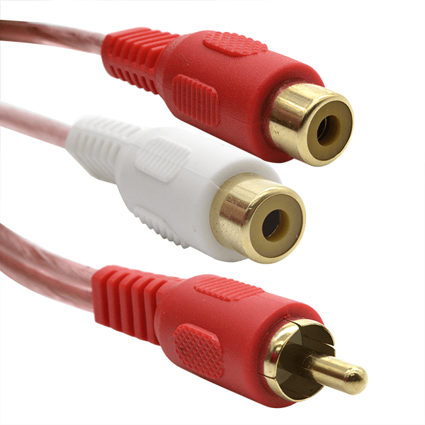 Cable Rca 2x1 15cms Desoxigenado