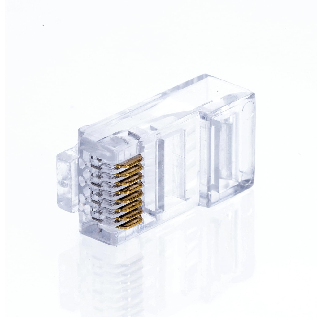 RJ45 PLUG COMPUT CAT 6 Plastico
