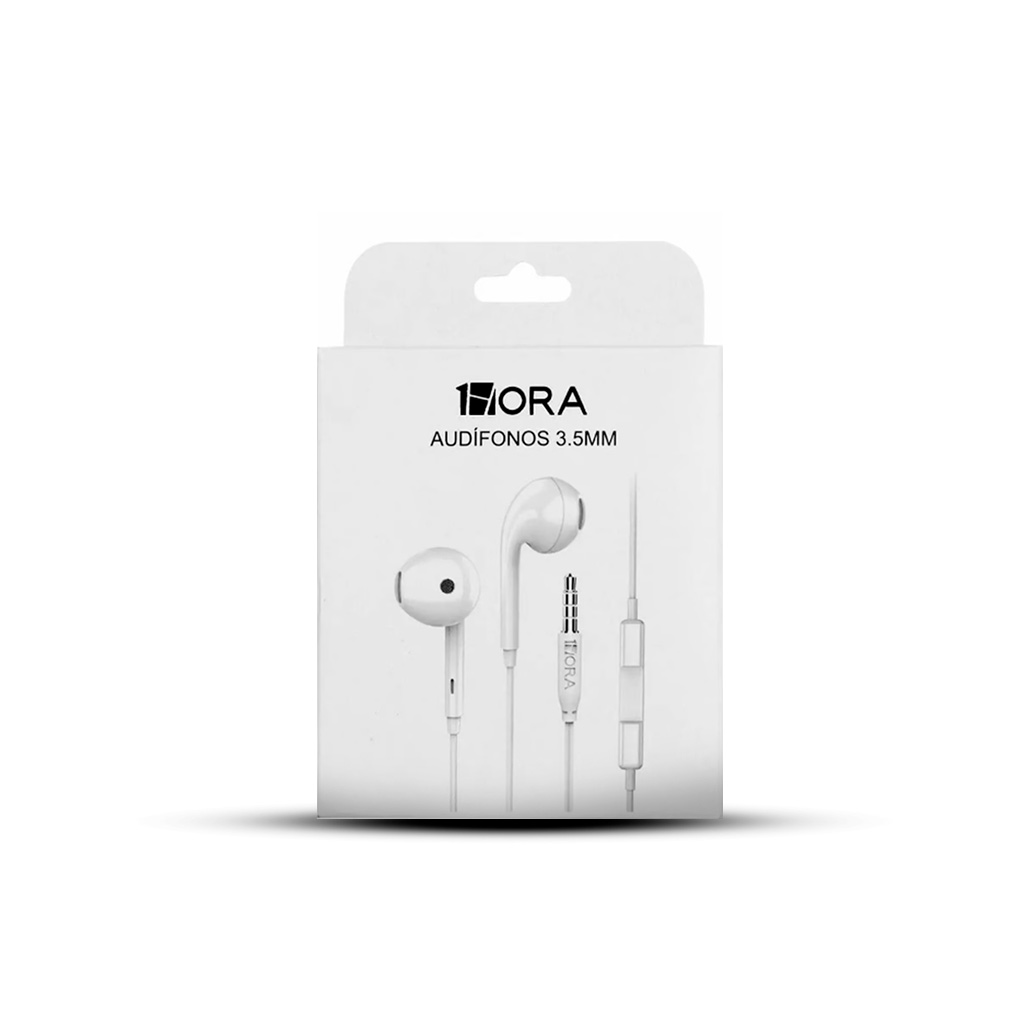 Audífono Alámbrico Blanco ESTRA BASS