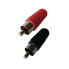 Plug Rca Rojo Y Negro Pt1096