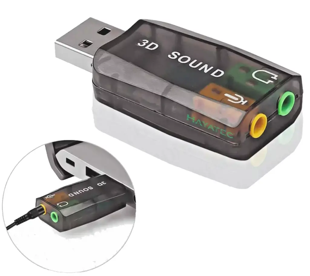 Tarjeta De Sonido EXTERNA USB 5.1