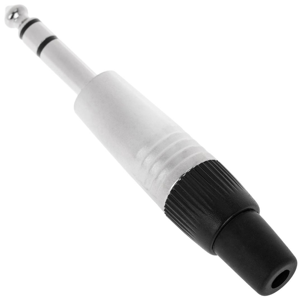 Plug Estereo 6.35mm Metalico