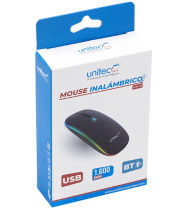 Mouse Inalambrico BTW-121 UNITEC