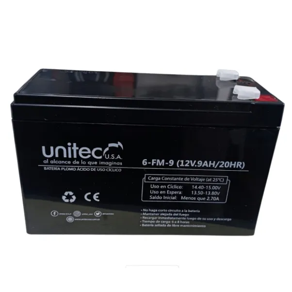 Bateria UPS Sellada LP12V-9A Unitel
