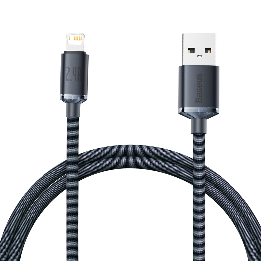 Cable IPHONE 2.4A Negro