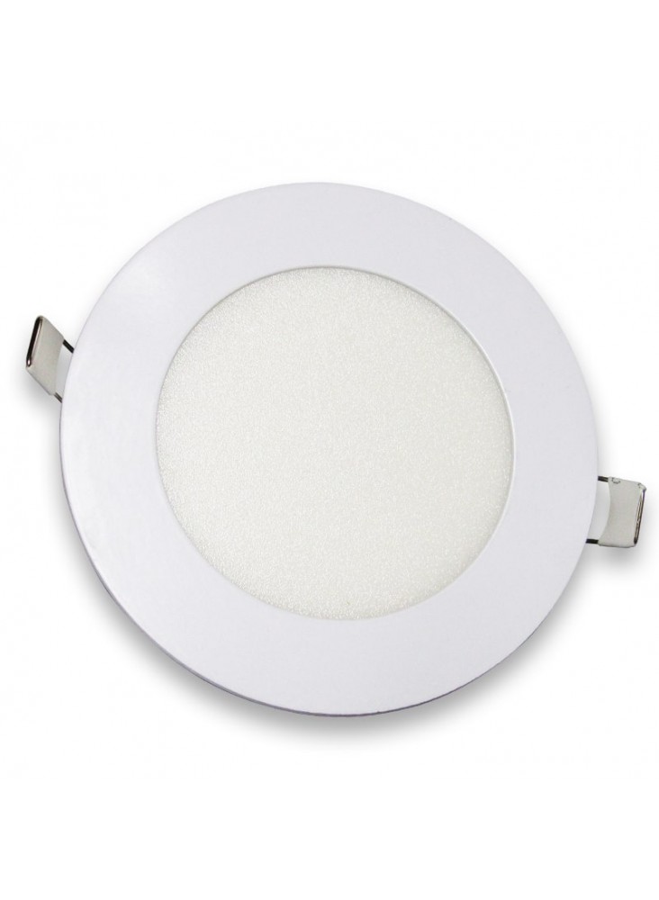 Panel Led Circular Incrustar Blanca 6w
