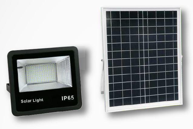Reflector Led 60w Con Panel Solar