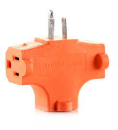 Multitoma Forma de T-3 Salidas ECA28