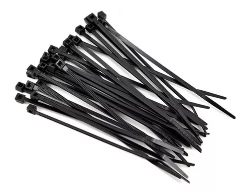 Amarra Plastica 15cm Negra