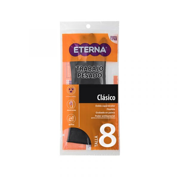 Guante Eterna Trab.Pesa Clas Talla-8 Calibre-14