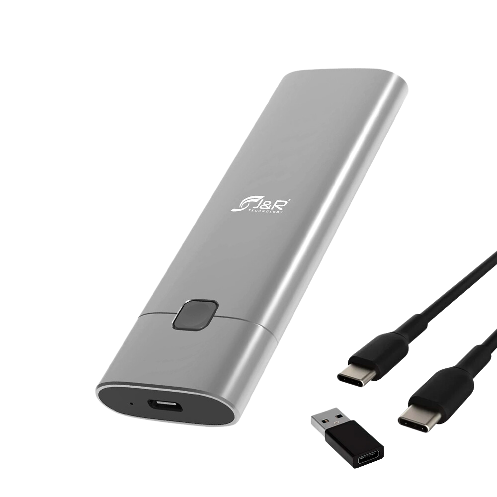 Caja Para SSD/M.2/NVMe Protocolo Single Aluminio