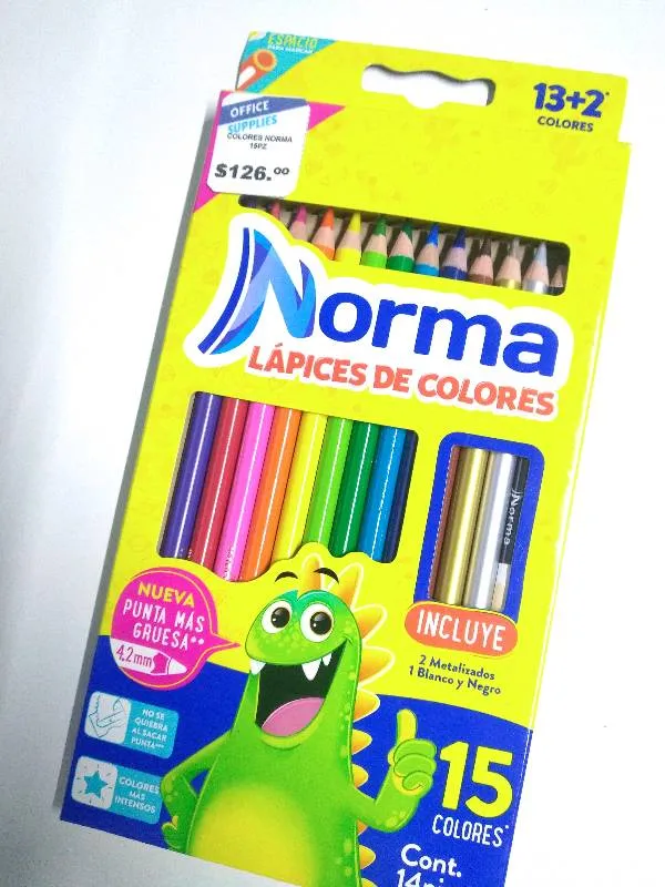 Colores Norma 15 Unidades