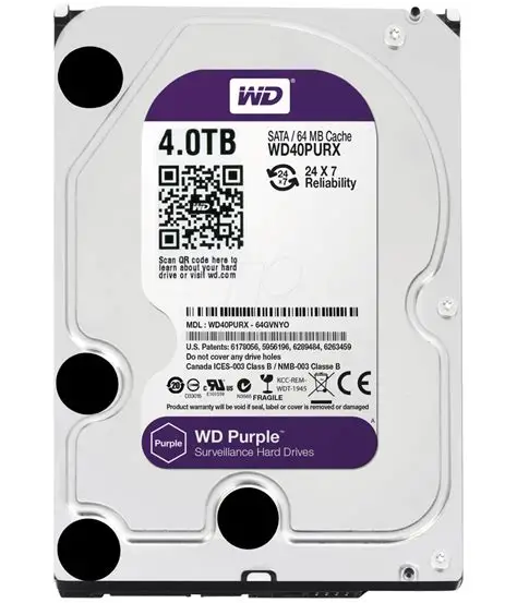 Disco Duro PURPLE 4TB WD43PURZ