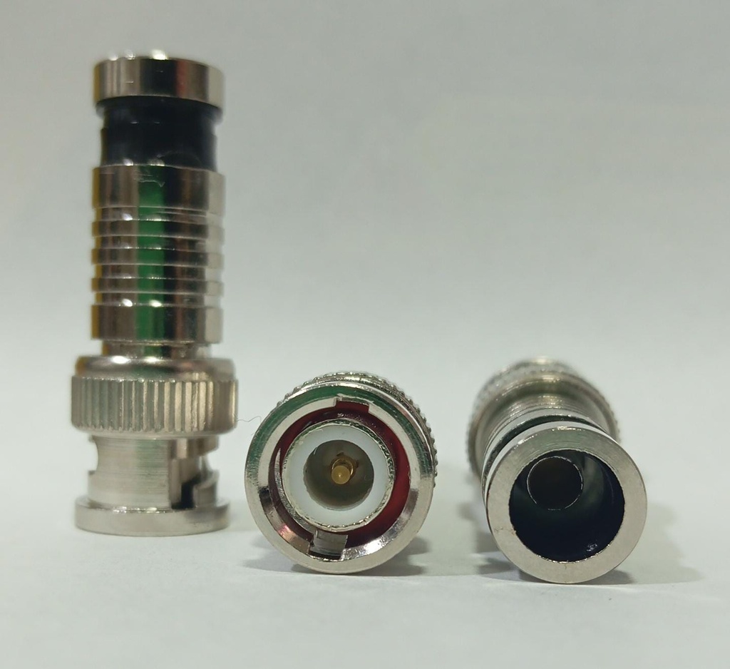 Conector BNC RG6 Compresion