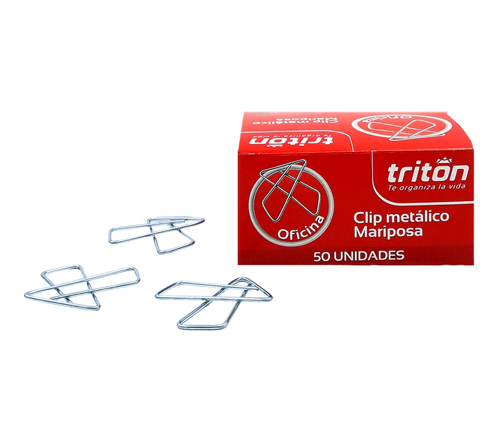 CLIP Mariposa TRITON X 50 Unidades