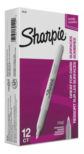 Marcador sharpie metalizado