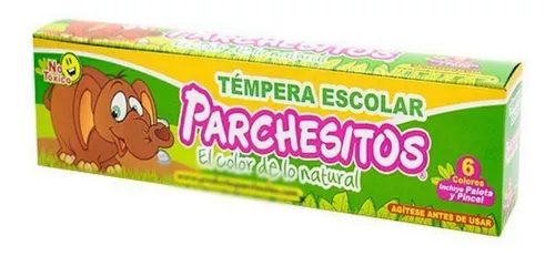 Tempera PARCHESITOS 6 Colores