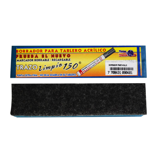 Borrador Tablero Acrílico Delgado