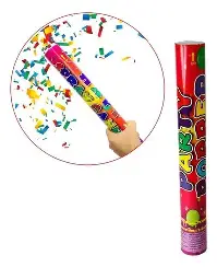 [121722] Lanza Confety 30CM Papel de Colores