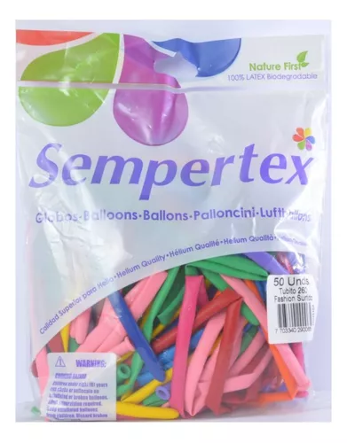 [121723] Globos Tubito Multifigura Sempertex X50