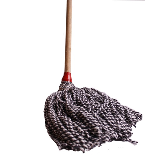 [806003] Trapera Pabilo Palo Largo Negra con Blanco