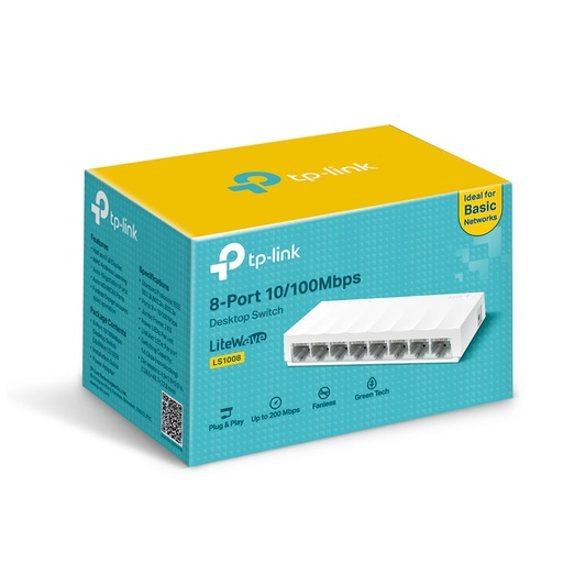 [704021] SWITCH TP-LINK 8 Puertos LS1008 10/100 MBPS