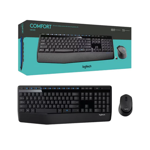 [706121] Combo Teclado LOGITECH WIRELESS MK345
