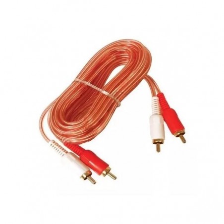 [713032] Cable 2x2 Rca 3.6metros Siliconado