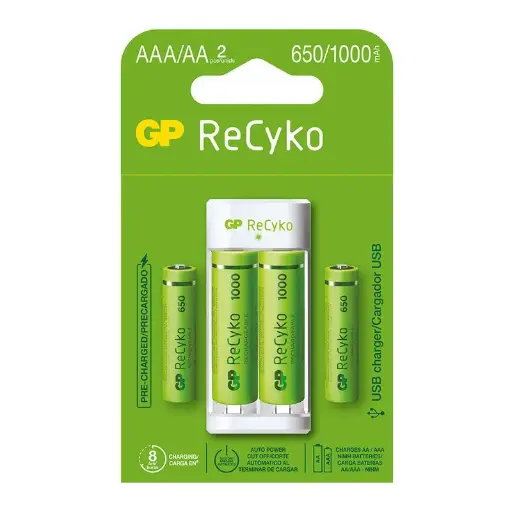 [715189] Cargador E211 2AA NIMH 1000 MAH+2AAA