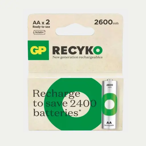 [716154] Pila Recargable Gp NIMH AA 1.2V 2600 Mah