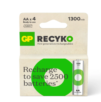 [716167] Pila Recargable GP NIMH AA 1.2V 1300 MAH