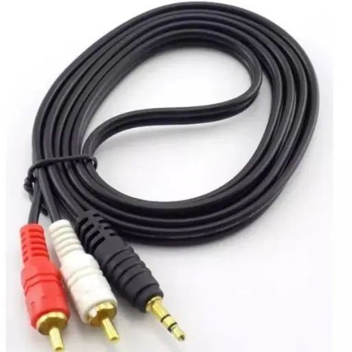 [717300] Cable RCA 2X1 Negro X 3 Metros