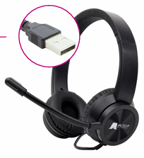 [717431] Diadema USB WIRED STYLE 