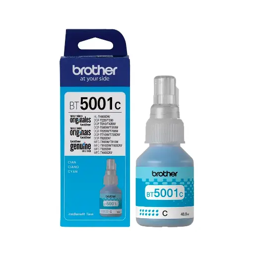[723008] Botella Tinta Brother BT5001 Cyan