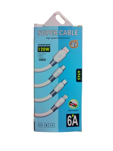 [726455] Cable Grueso 6A 120W V8