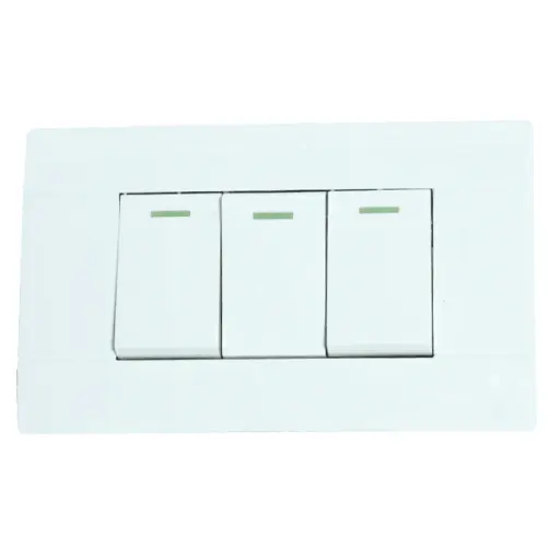 [309009] Interruptor Triple Policarbonato Unitec