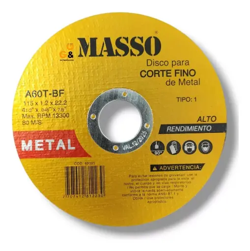 [312043] Disco Corte Metal 4.5" 