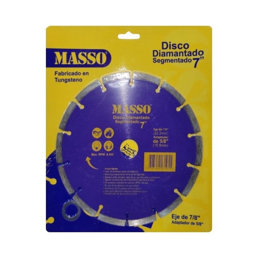 [312145] Disco De Corte Diamantado Turbo 7 Masso