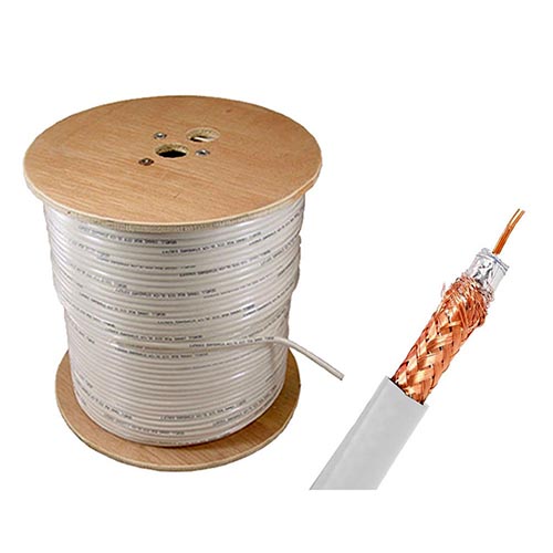 [312155] Cable Coaxial RG6 90% Blanco