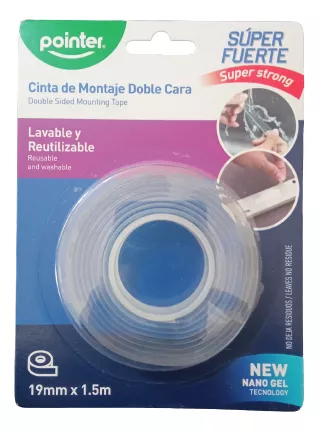 [312243] Cinta Doble Faz Siliconada 19MM X 1.5M