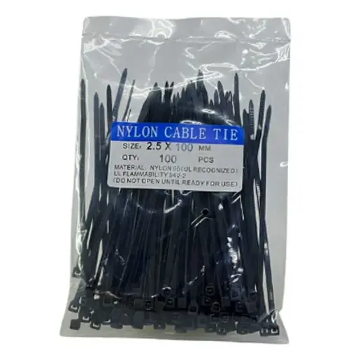 [312301] Amarra Plastica 10cm Negra