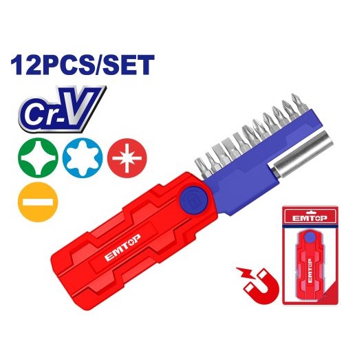 [302382] Juego De Puntas De Impacto 12PCS/SET 