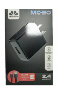 [715207] Cargador Movisun Cargadores V8 Mc-50 12w 2.4a